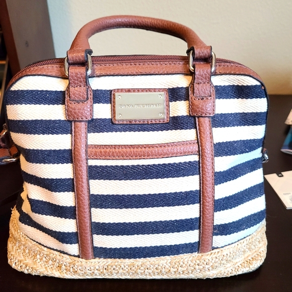 Dana Buchman Handbags - Dana Buchman espadrille dome satchel